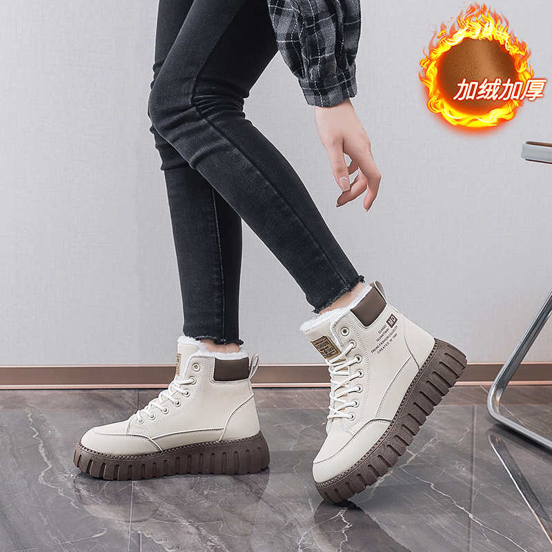 Luxury Lifestyle For Women - Sepatu Tenis Wanita Ecoleather Hi Tops