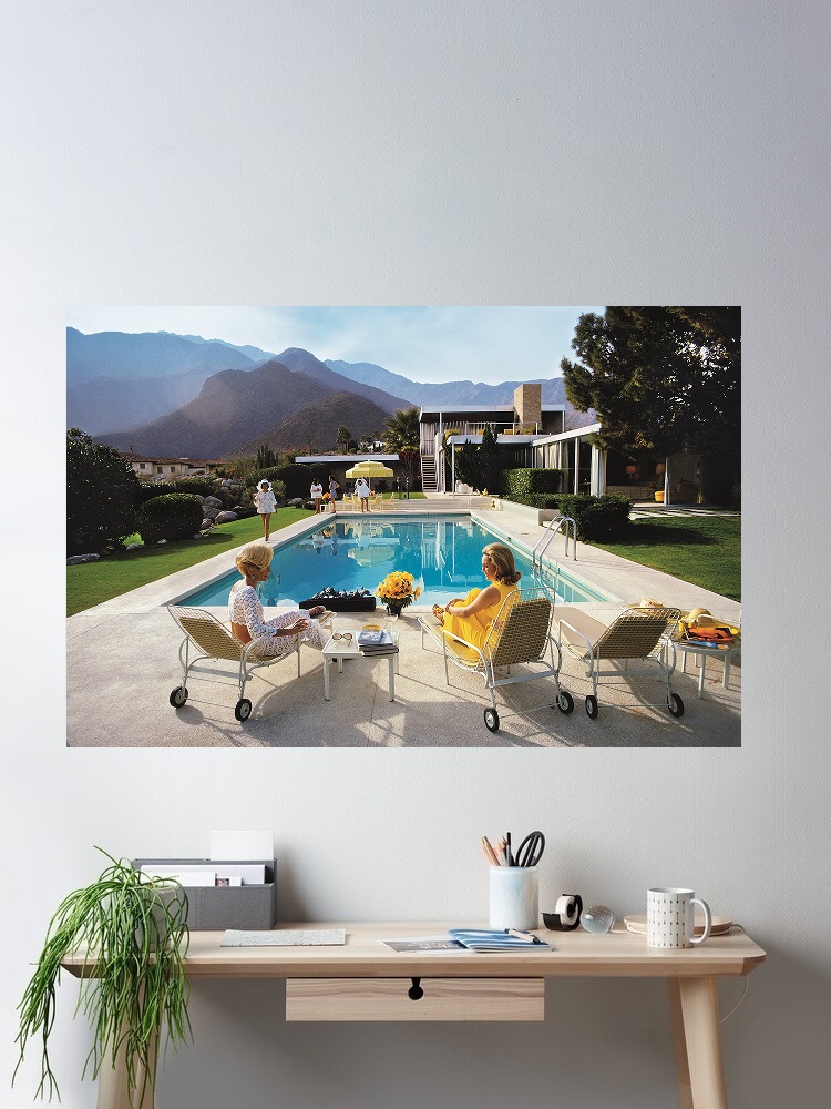 Luxury Lifestyle Picture - Retro Poolside Host Luxury Lifestyle Oleh