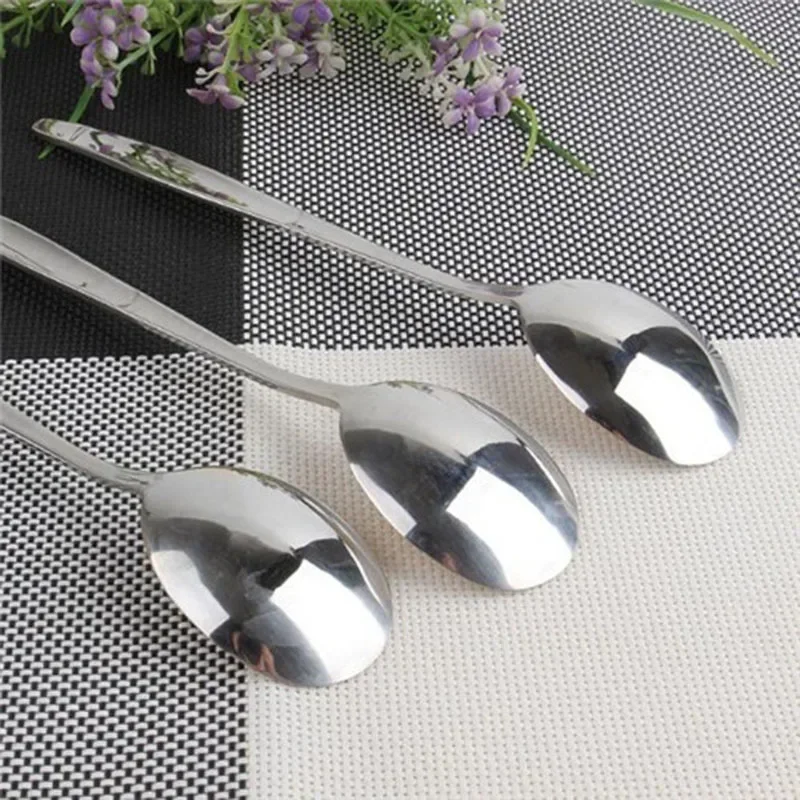1 buah sendok makan malam kura - Gold Cutlery Flatware ulasan dan harga