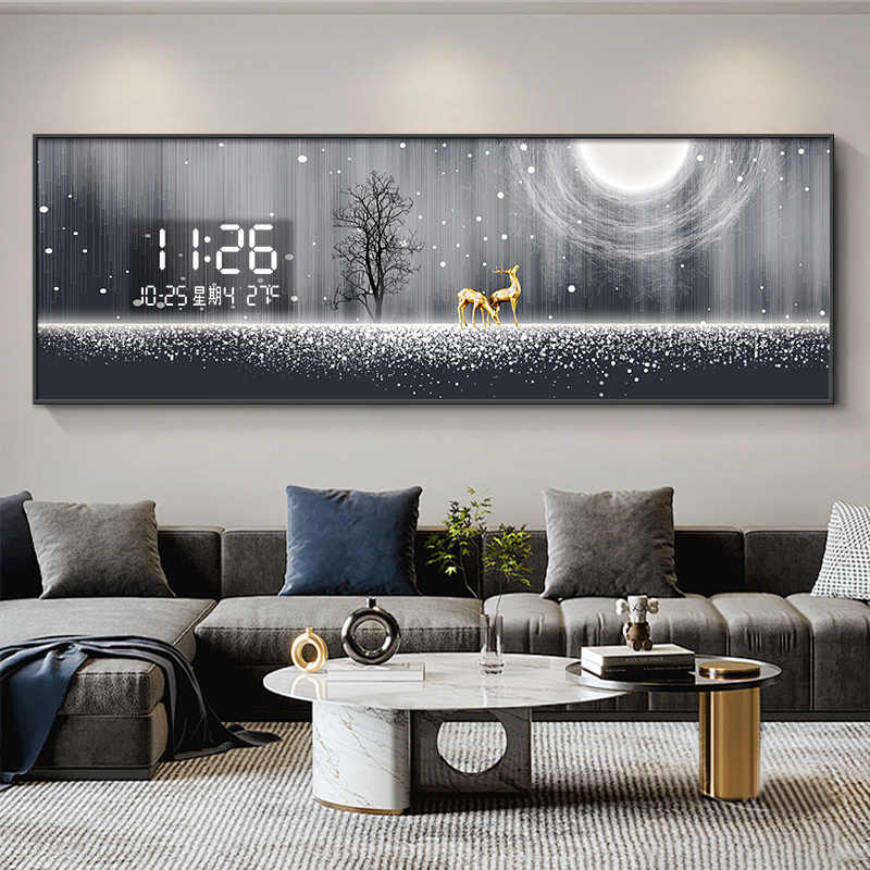 Lukisan Dekoratif Ruang Tamu E - Luxury Lifestyle Background ulasan dan harga