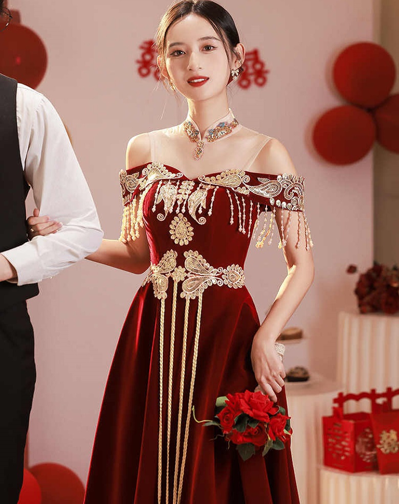 Gaun Cheongsam Gaya Cina untuk - Luxury Lifestyle For Women ulasan dan harga