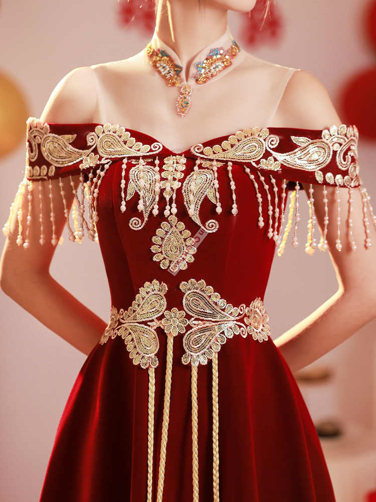 Gaun Cheongsam Gaya Cina untuk - Luxury Lifestyle For Women ulasan dan harga