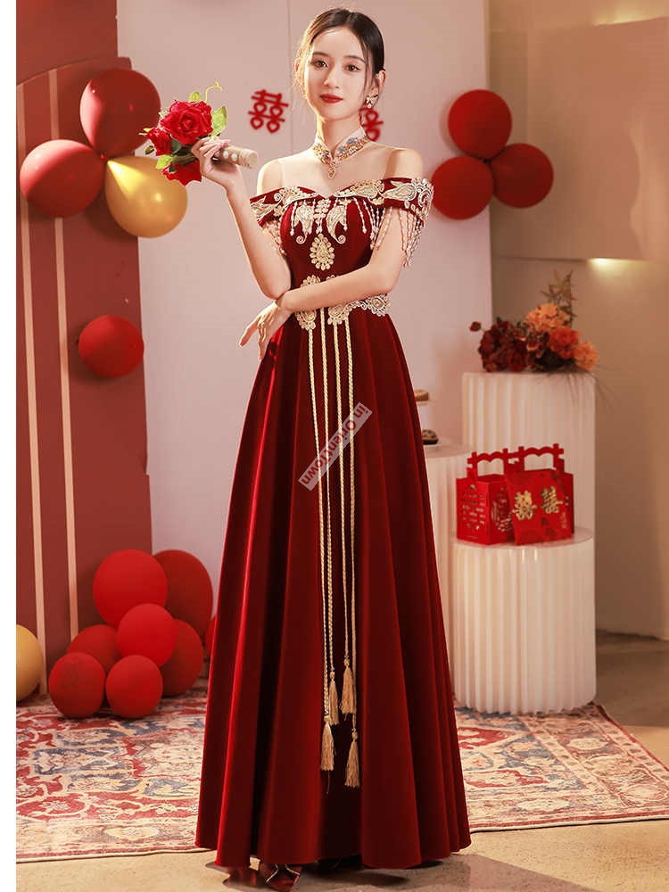 Gaun Cheongsam Gaya Cina untuk - Luxury Lifestyle For Women ulasan dan harga