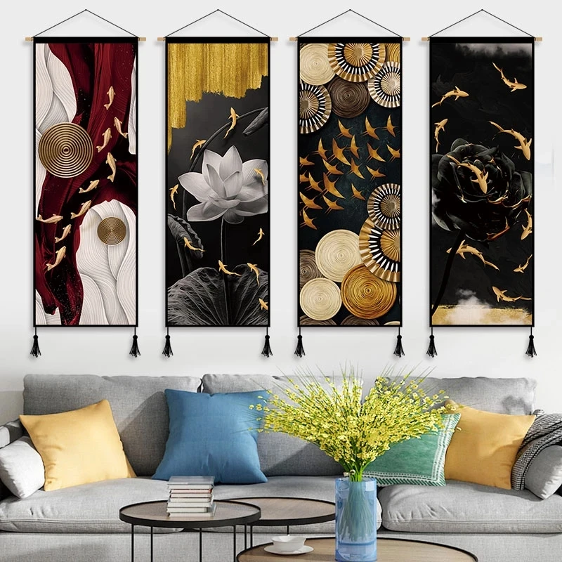 Dekorasi lukisan gulungan gant - Luxury Lifestyle Picture ulasan dan harga