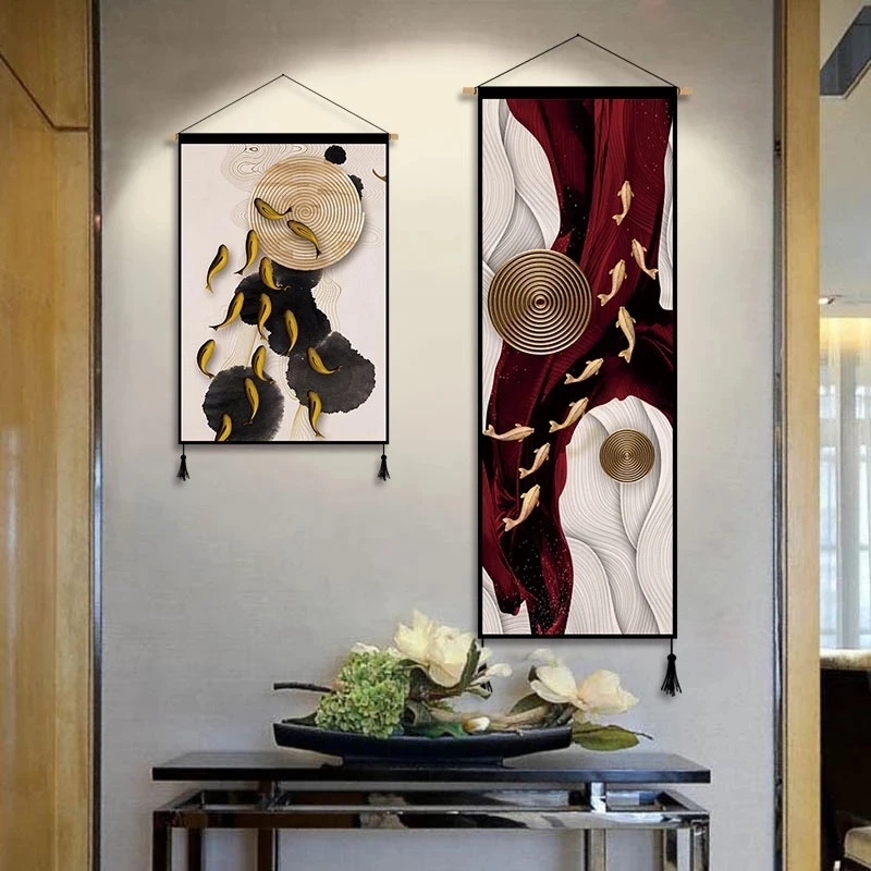 Dekorasi lukisan gulungan gant - Luxury Lifestyle Picture ulasan dan harga