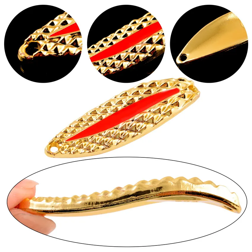 4 Buah Sendok Umpan Pancing Lo - Gold Cutlery Flatware ulasan dan harga
