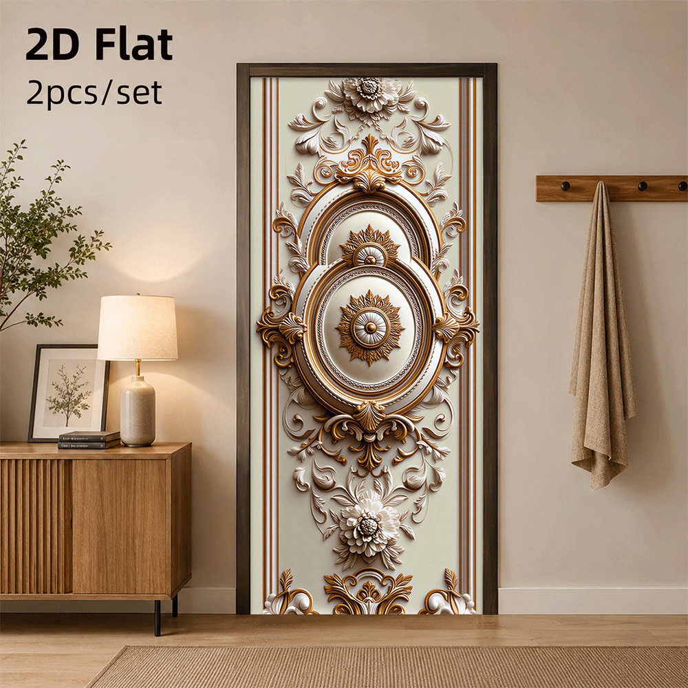 1 buah stiker pintu bermotif e - Luxury Lifestyle Background ulasan dan harga